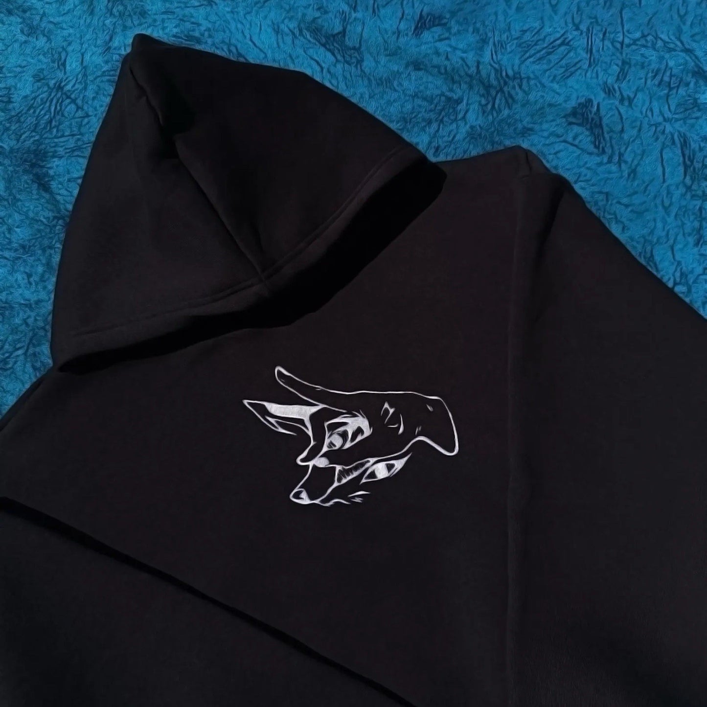 Chainsaw Man Fox Devil Hoodie, Bestickter Anime Hoodie | Embroidered Kon Design