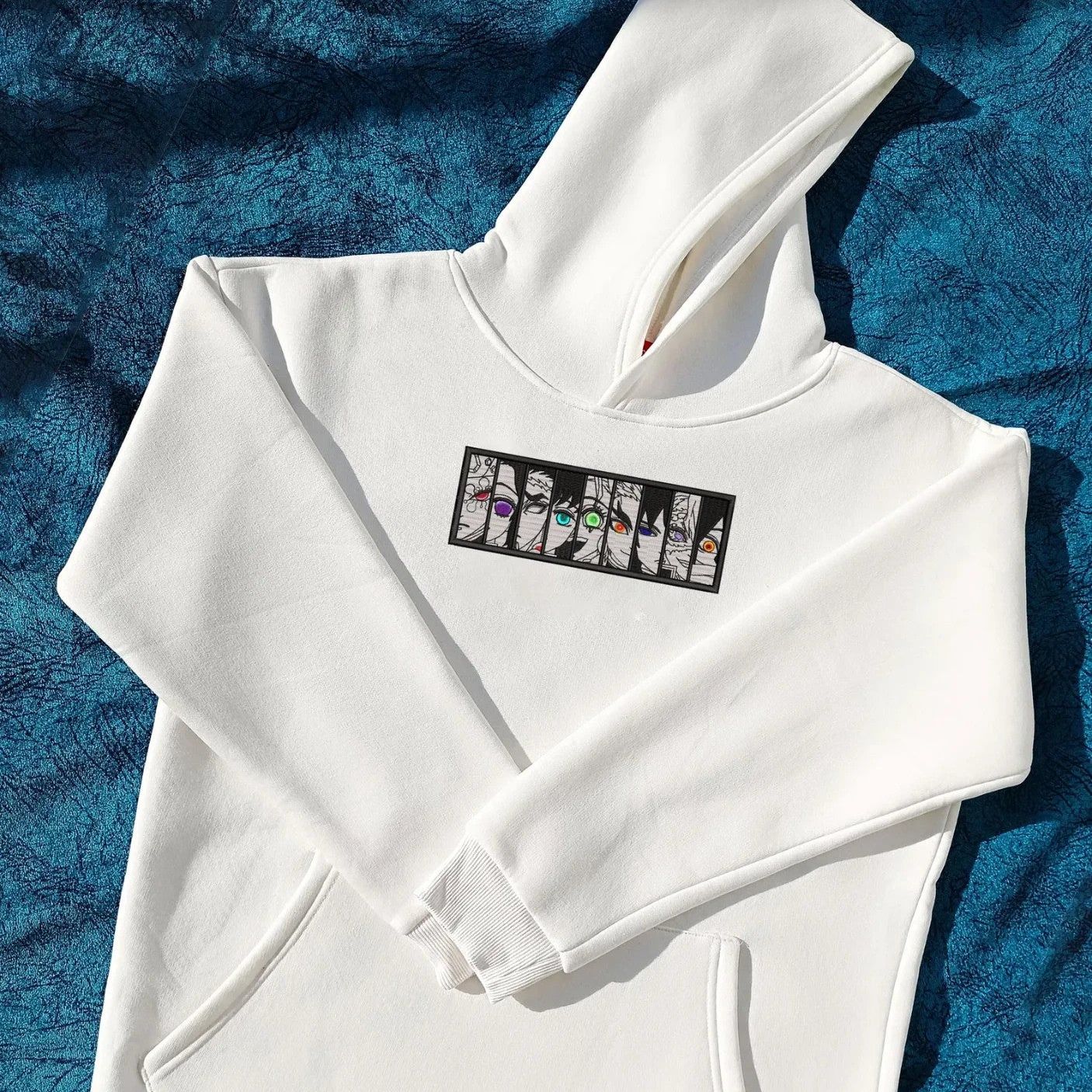 Demon Slayer Hoodie | Bestickter Anime Hoodie | Embroidered Anime | Unisex