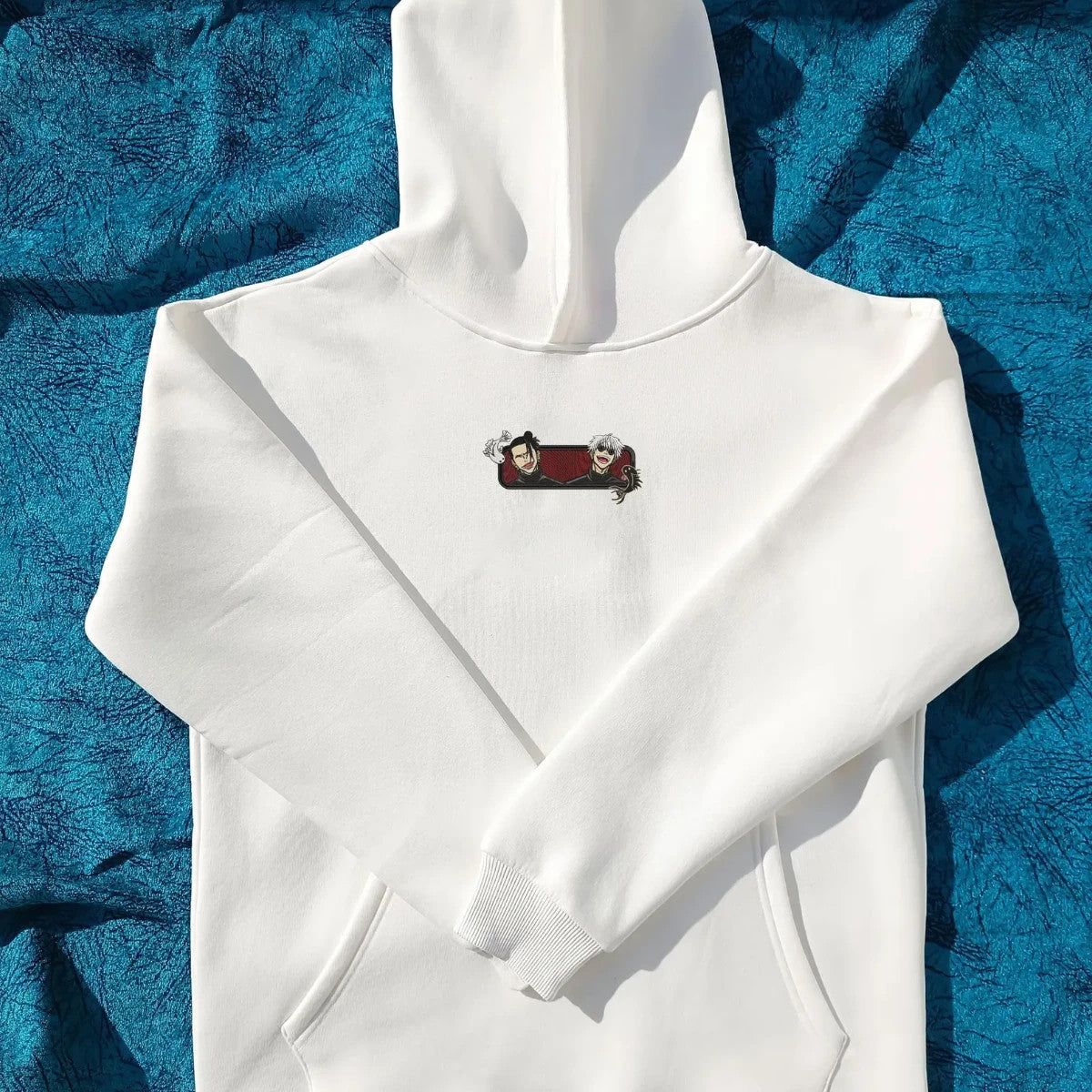 Gojo & Geto Hoodie | Embroidered Jujutsu Kaisen Anime Hoodie | Bestickter Hoodie